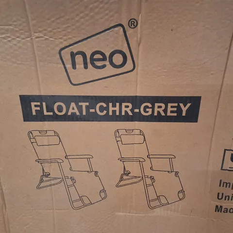 PAIR OF NEO FOLDING CHAIRS IN GREY