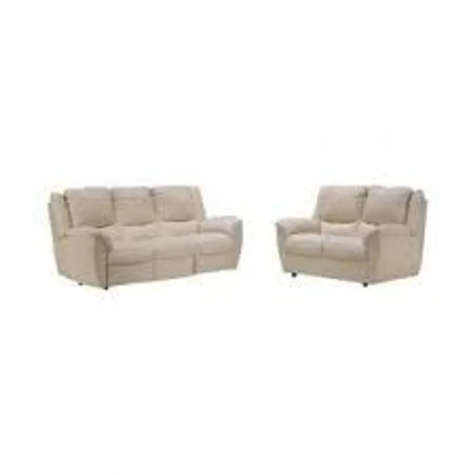 FREEDOM 2 PIECE LEATHER RECLINING SOFA SET