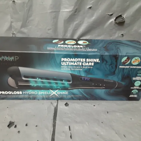 REVAMP PROGLOSS HYDRO SHIELD SHINE CERAMIC HAIR STRAIGHTENER