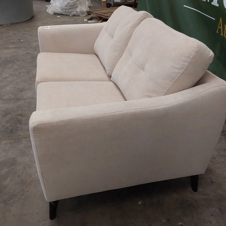 QUALITY DESIGNER 2 SEATER SOFA BEIGE FABRIC