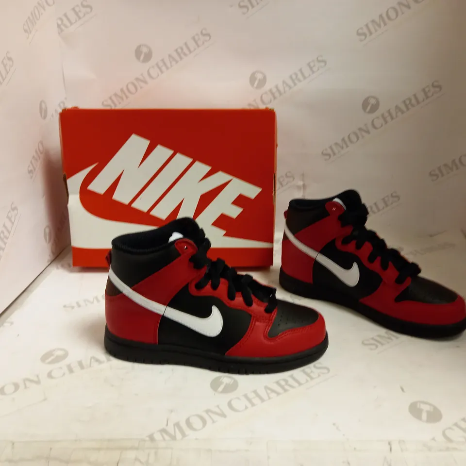 NIKE DUNK HIGH PS BLACK/WHITE-UNIVERSITY RED UK 13 