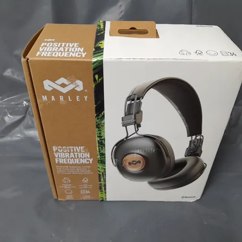 BOXED MARLEY POSITIVE VIBRATION FREUQUENCY HEADPHONES IN BLACK