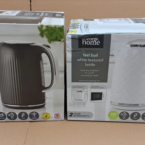 LOT OF 2 BOXED FAST BOIL TEXTURED KETTLE'S 