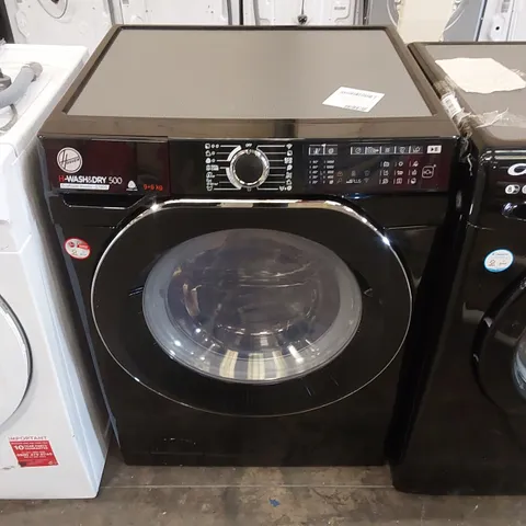 HOOVER H-WASH&DRY 500 FREESTANDING WASHER DRYER IN BLACK, MODEL: HD496AMBCB