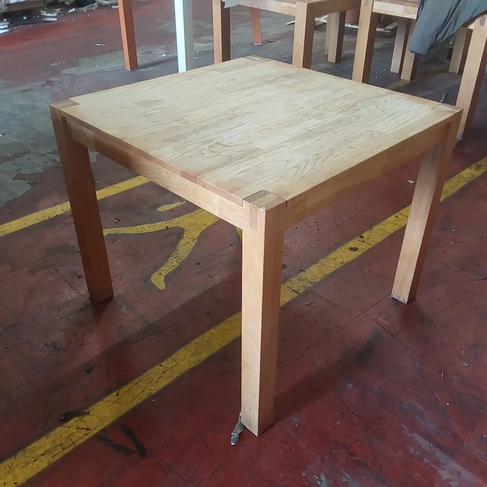 SOLID WOOD RESTAURANT DINING TABLE
