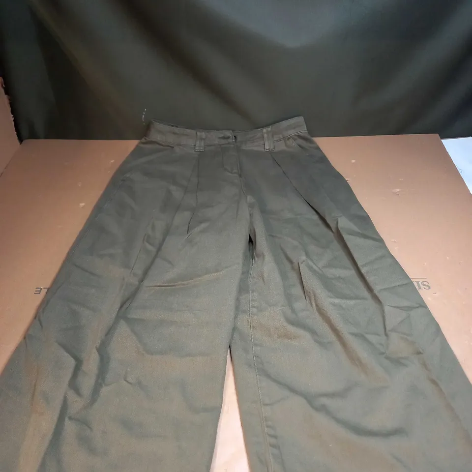 ME+EM WIDE LEG SOFT TWILL TROUSERS SIZE 12