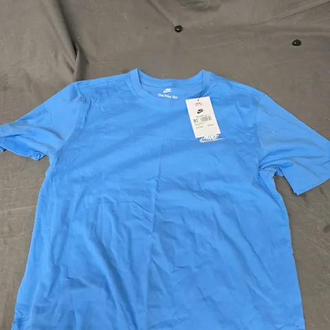 NIKE MENS CLUB T-SHIRT IN BLUE - S