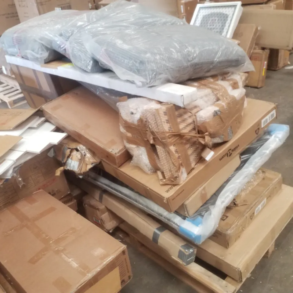 PALLET CONTAINING ASSORTED FLATPACK FURNITURE PARTS