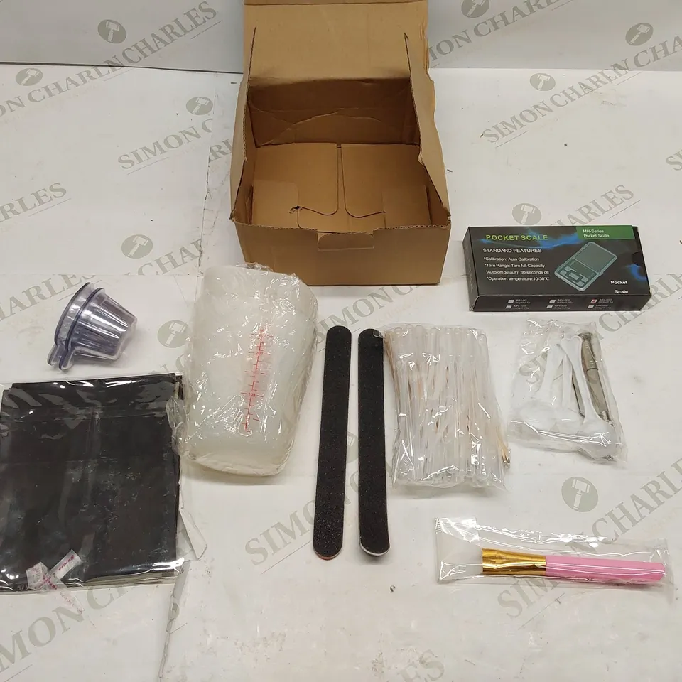 BOX OF APPROXIMATELY 9 BRAND NEW PRODUCTS TO INCLUDE;