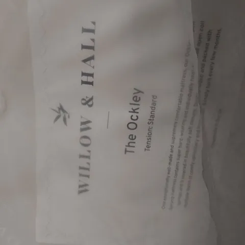 QUALITY BAGGED THE OCKLEY 3' SINGLE MATTRESS