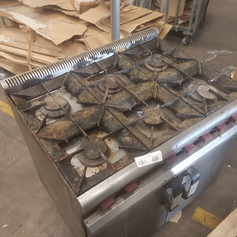 COMMERCIAL 6 BURNER OVEN RANGE