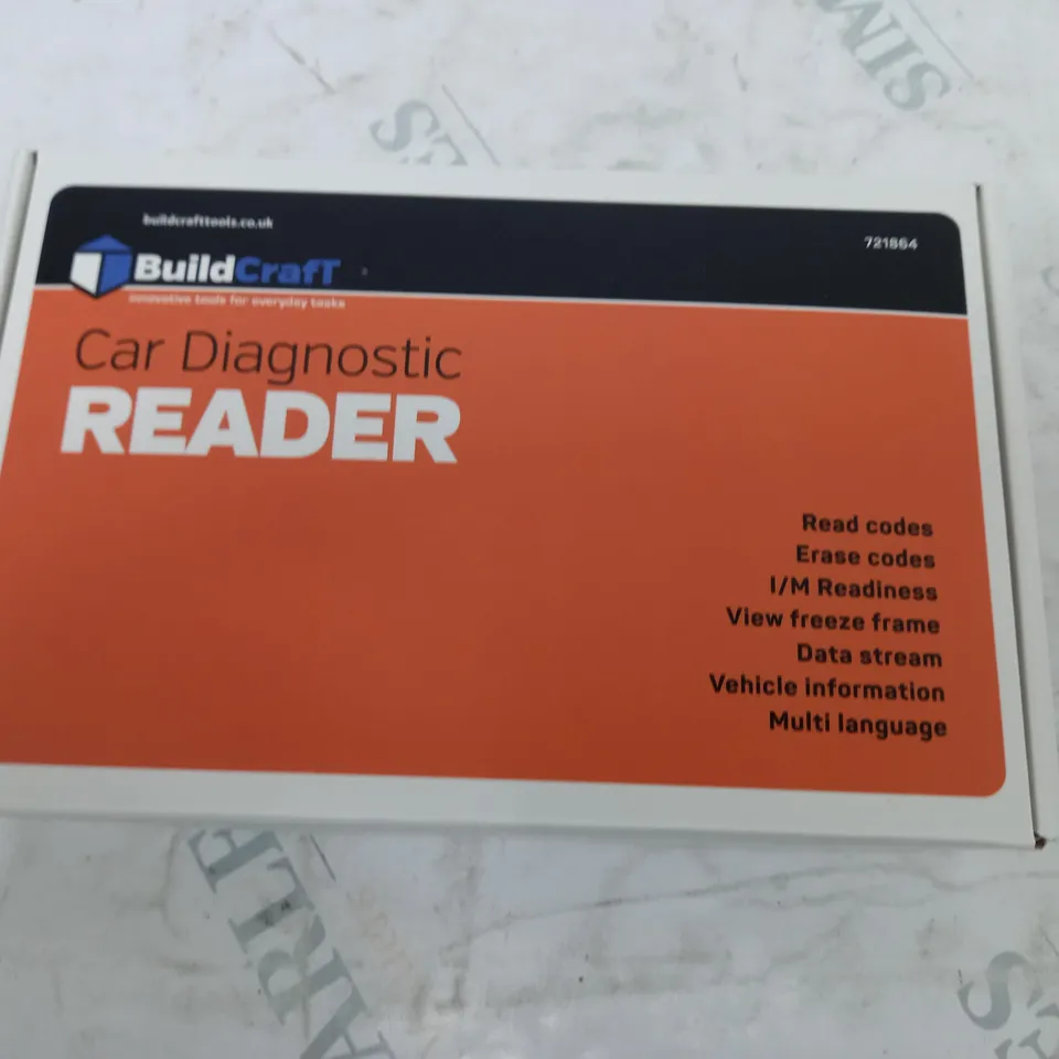 BUILDCRAFT CAR DIAGNOSTIC READER