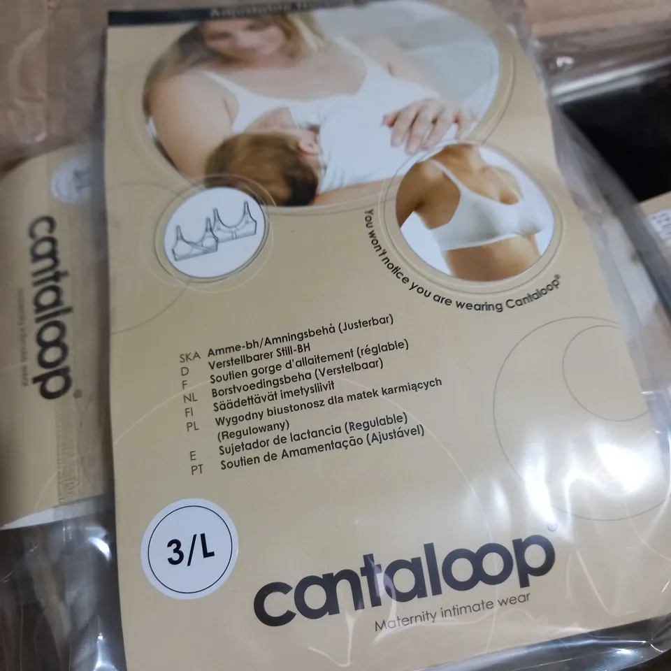 TYTEX CANTALOOP ADJUSTABLE NURSING BRA LARGE WHITE APPROX. 50PC