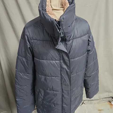 BARBOUR PADDED JACKET IN DARK NAVY SIZE 10