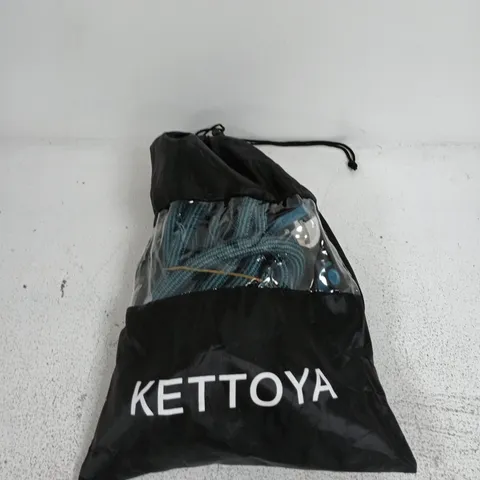 KETTOYA HOSE PIPE IN BLACK DRAWSTRING BAG