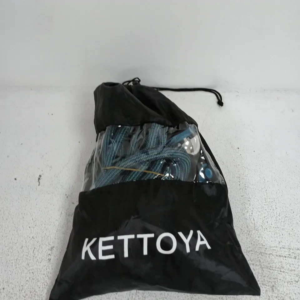 KETTOYA HOSE PIPE IN BLACK DRAWSTRING BAG