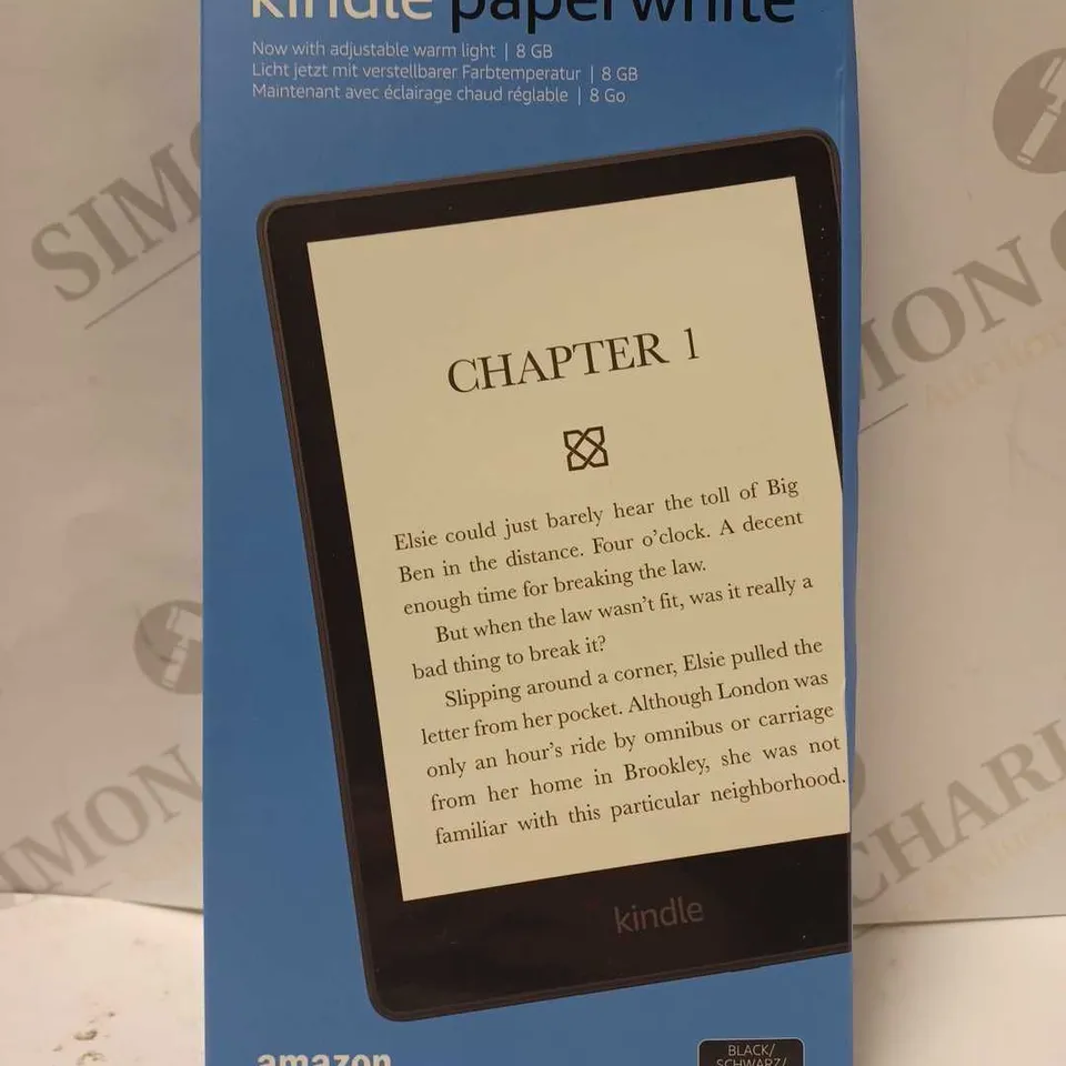 AMAZON PAPERWHITE 8GB 6.8 INCH KINDLE EBOOK READER