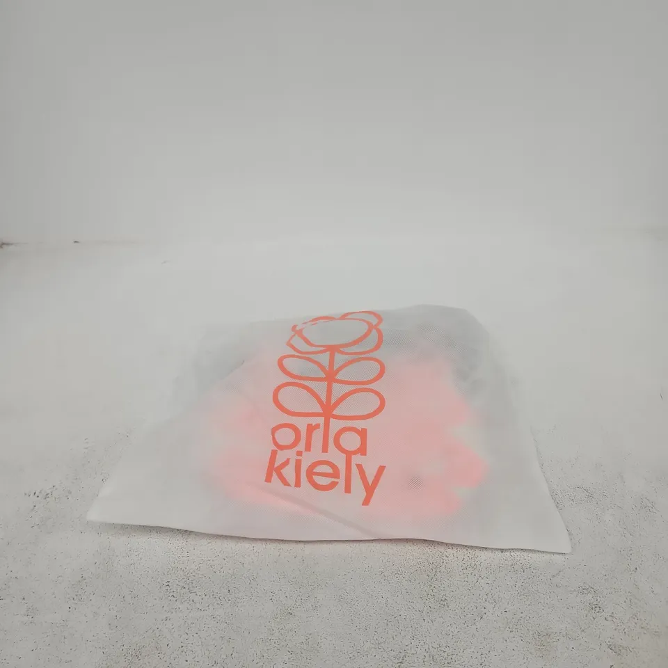 ORLA KIELY PINK LEAF PRINT BAG