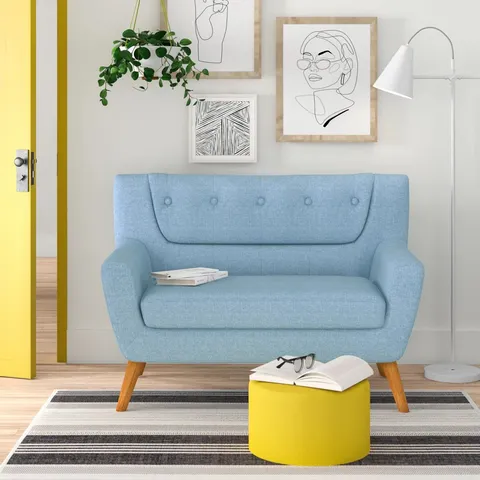 BOXED FARNER 127CM ROUND ARM LOVESEAT 