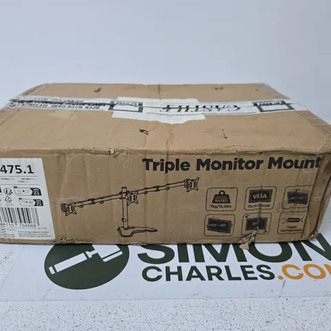 TRIPLE MONITOR MOUNT DESK ARM – BOXED