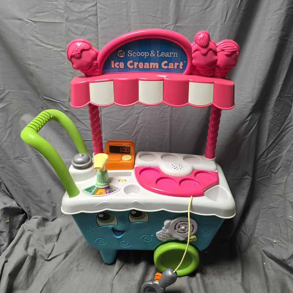 LEAPFROG SCOOP & LEARN ICE CREAM CART TOY