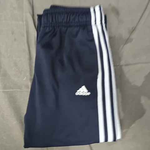 ADIDAS KIDS TRACK PANTS IN NAVY SIZE 9-10 YEARS