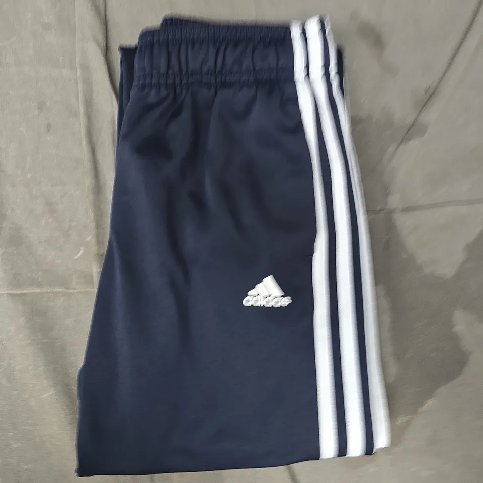 ADIDAS KIDS TRACK PANTS IN NAVY SIZE 9-10 YEARS