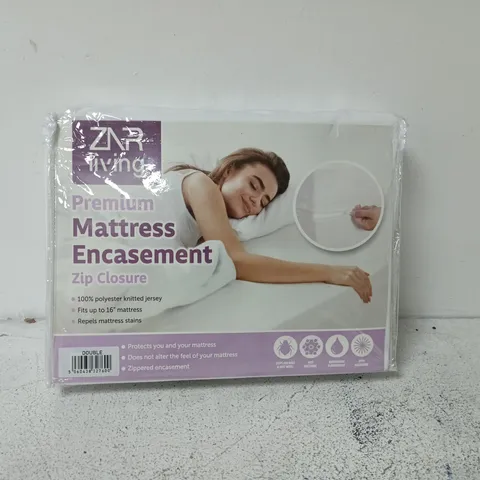 ZNR LIVING PREMIUM MATTRESS ENCASEMENT ZIP CLOSURE DOUBLE