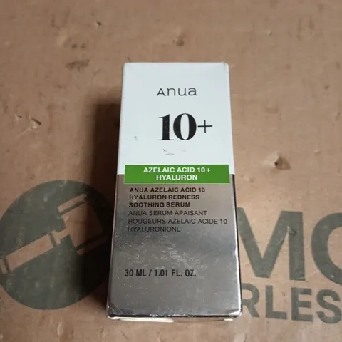 ANUA AZELAIC ACID 10% + HYALURONIC SERUM, 30 ML