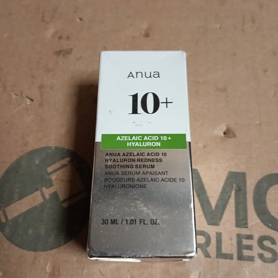 ANUA AZELAIC ACID 10% + HYALURONIC SERUM, 30 ML