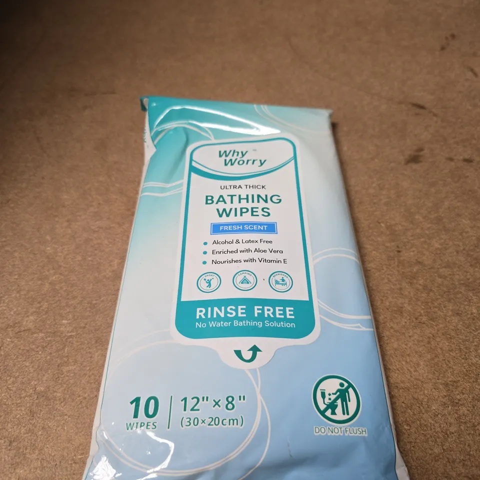 APPROXIMATELY 6 ASSORTED COSMETIC ITEMS INCLUDING BATHING WIPES AND WIGS