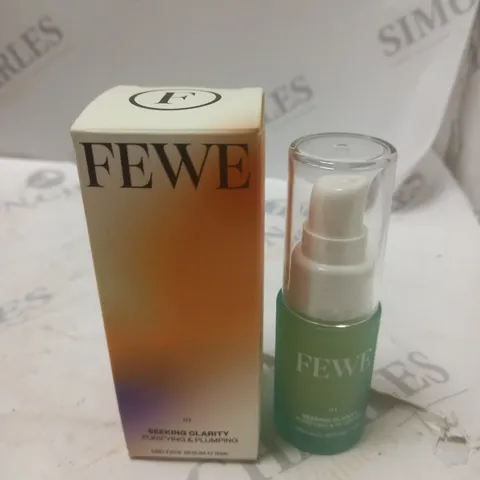 FEWE PURIFYING AND PLUMPING CBD FACE SERUM 15ML 