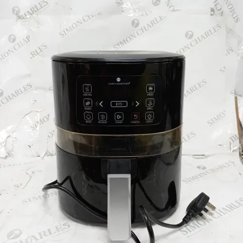 BOXED COOK'S ESSENTIALS 4L AIR FRYER - BLACK