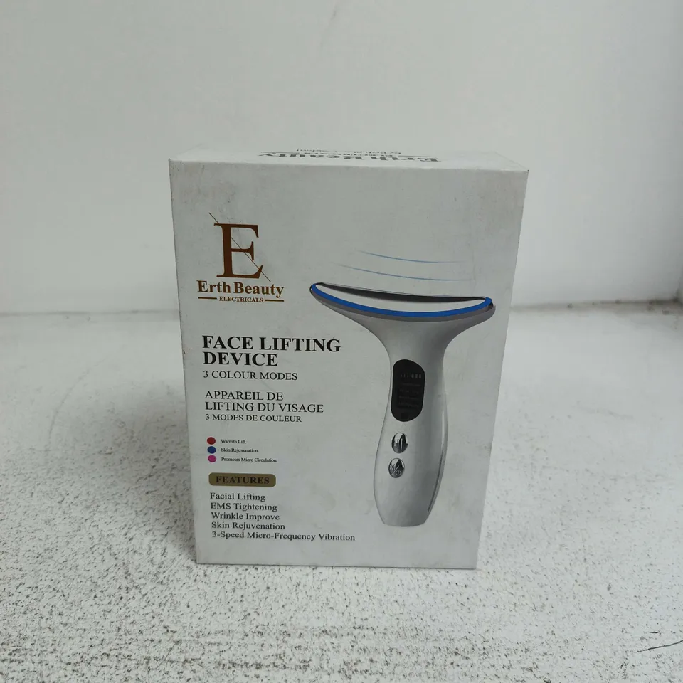 BOXED ERTH BEAUTY FACE LIFTING DEVICE