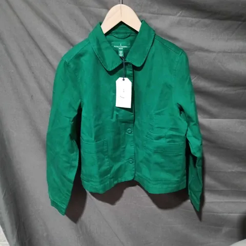 SEASALT CORNWALL PETITE GREEN JACKET – UK 10