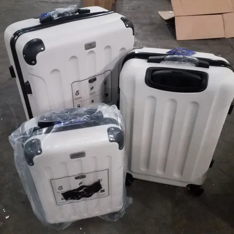 BOXED LUGG 3PCS SUITCASE SET SKYWANDER - BEIGE