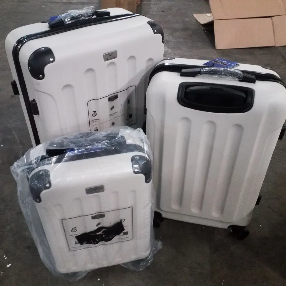 BOXED LUGG 3PCS SUITCASE SET SKYWANDER - BEIGE