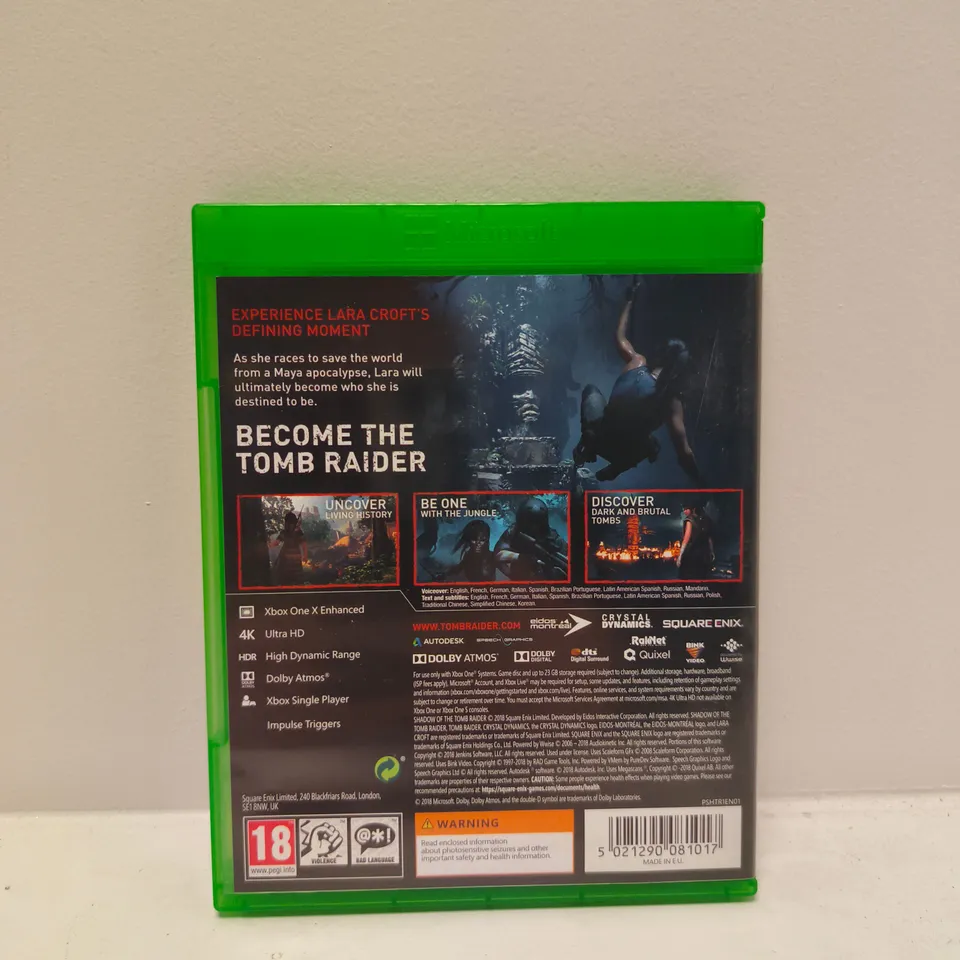 SHADOW OF THE TOMB RAIDER (XBOX ONE)
