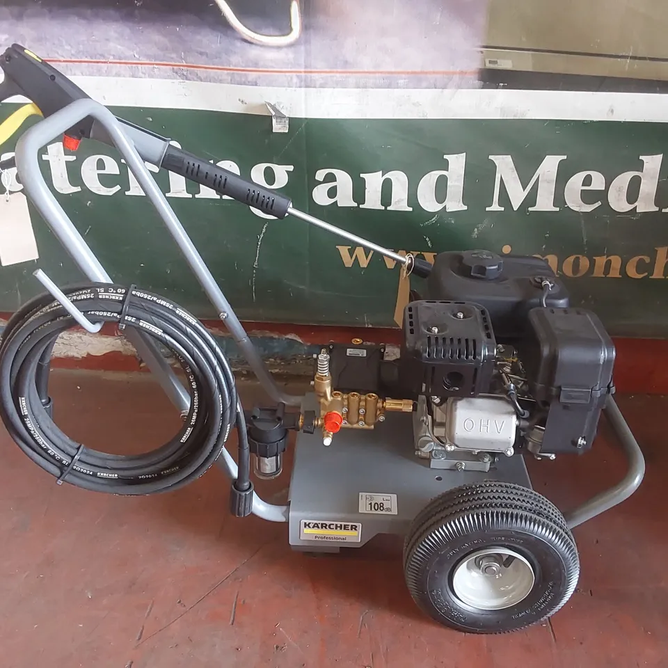 BRAND NEW KÄRCHER HD 6/15 G CLASSIC S/N 015543 PETROL PRESSURE WASHER