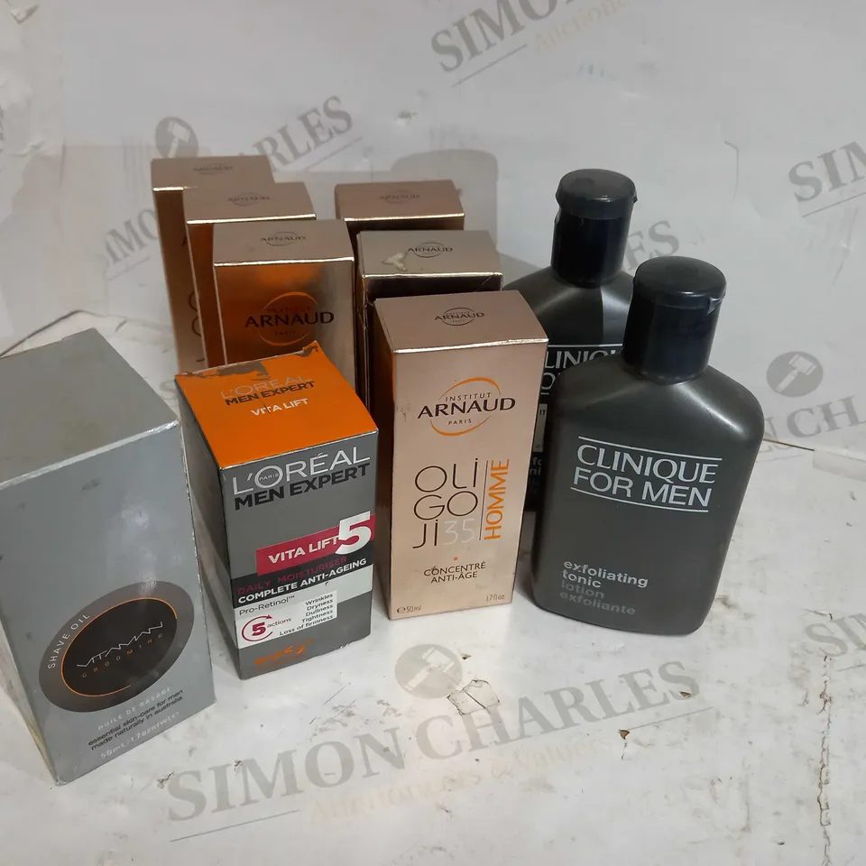 MENS FACIAL SKINCARE COLLECTION 10 ITEMS 