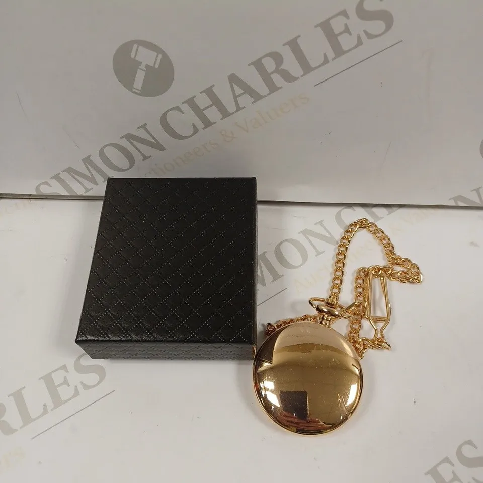 MENS EDISON POCKET WATCH WITH CHAIN