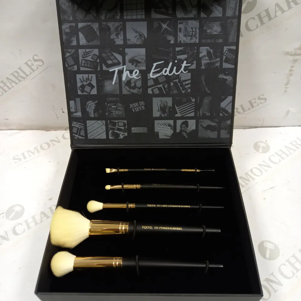 BOXED VIEVE 'THE EDIT' MAKE-UP BRUSHES 