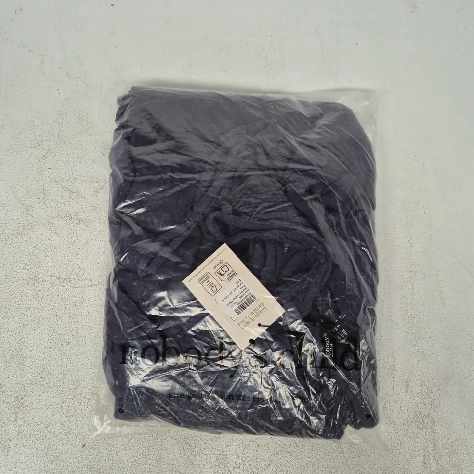 BAGGED NOBODY'S CHILD SLEEVELESS AUDREY MIDAXI DRESS IN NAVY SIZE UK 10