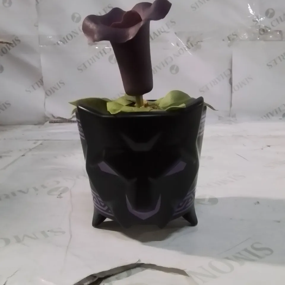 BOXED MARVEL BLACK PANTHER FLOWER POT
