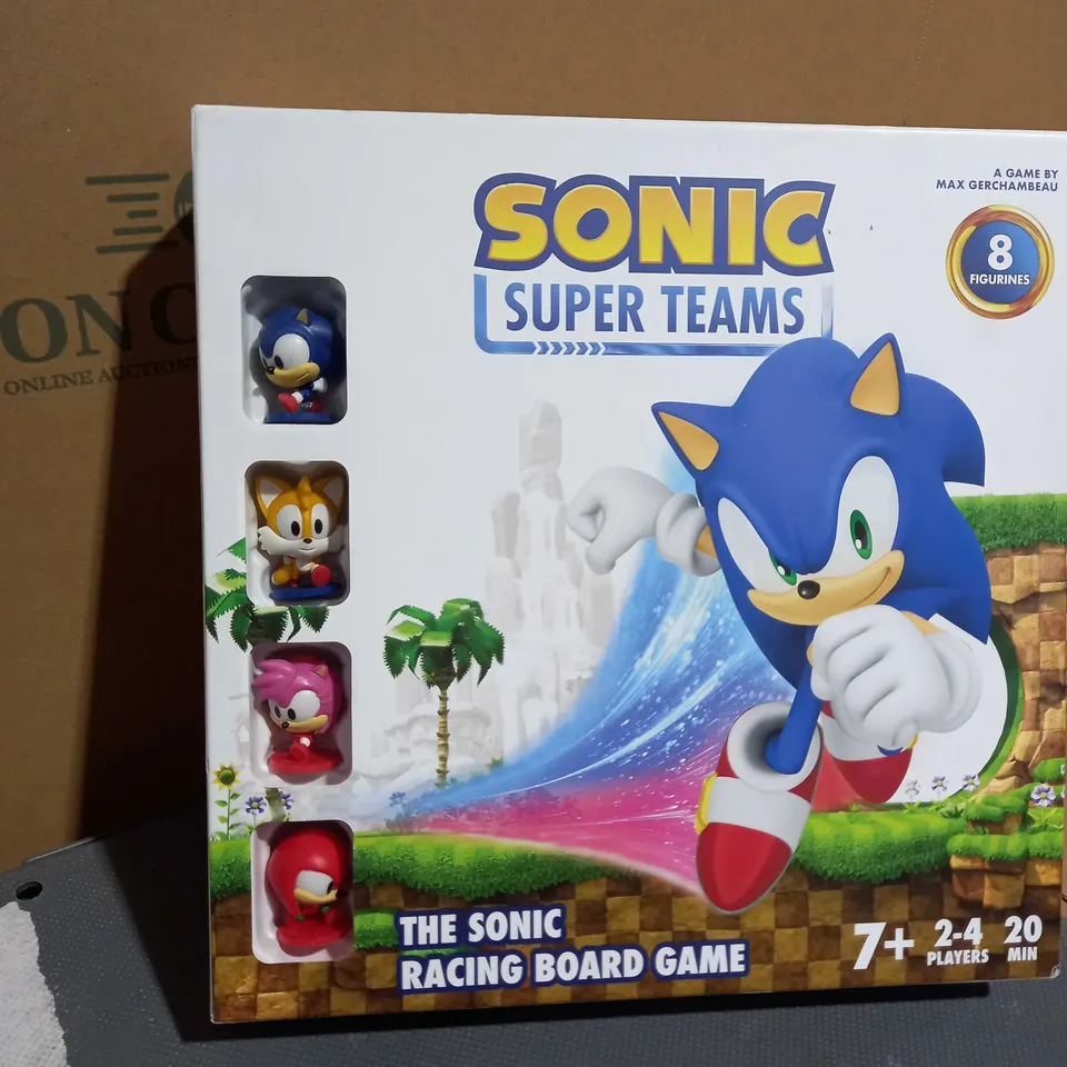 SONIC SUPER TEAMS SONIC RACING BOARD GAME  7+