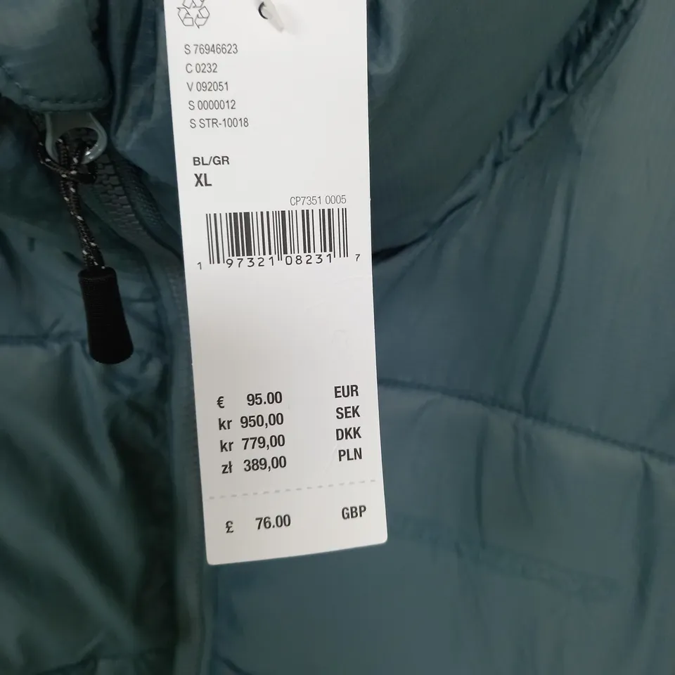 IETS FRANS ZIPPED PUFFER COAT SIZE XL