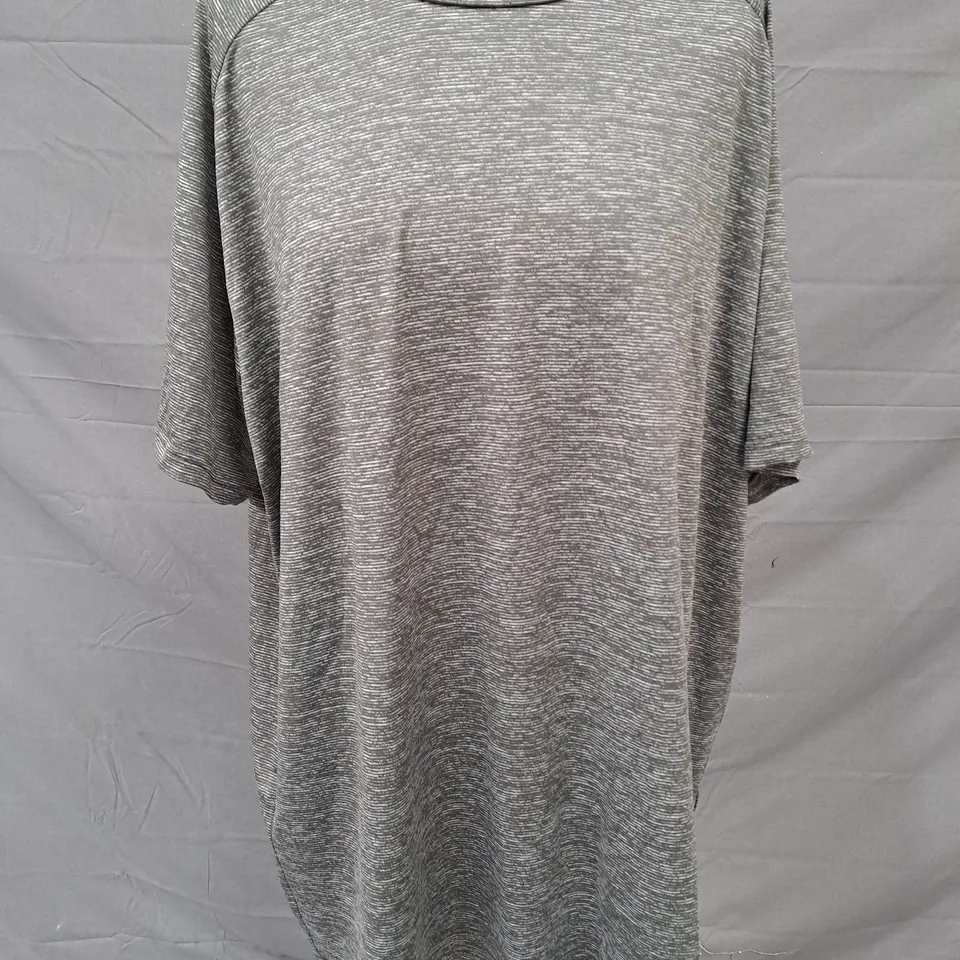 MOUNTAIN WAREHOUSE AGRA ISOCOOL STRIPE T-SHIRT IN DARK KHAKI SIZE 2XL