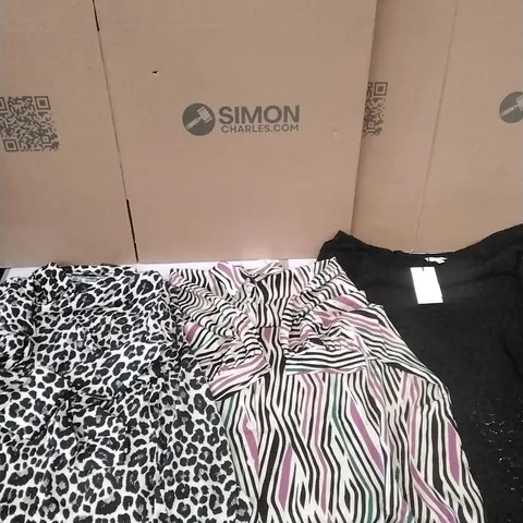 A PALLET TO CONTAIN APPROXIMATELY 130 BRAND NEW DESIGNER WOMEN'S CLOTHES WHICH INCLUDE;JD WILLIAMS SHIRTS, SKIRTS, TOPS ETC