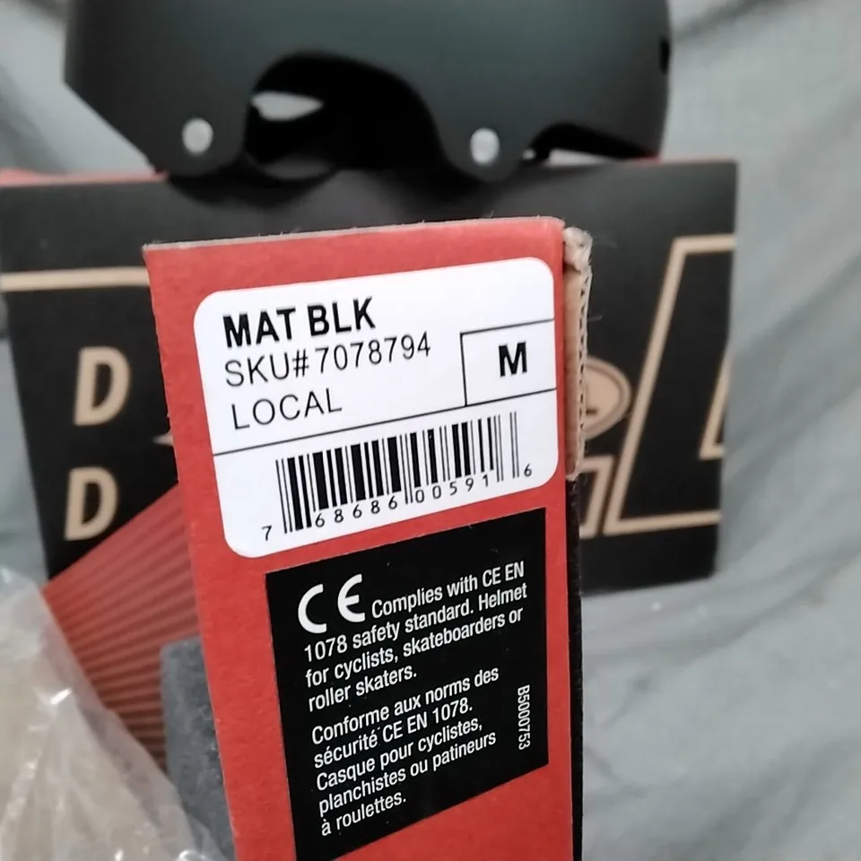 BOXED BELL MULTI-SPORT MATTE BLACK HELMET MEDIUM 55-59CM 7078794