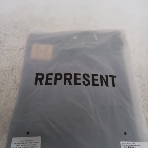 REPRESENT OWNERS CLUB T‑SHIRT – UK L (GREY) – SEALED IN BAG
